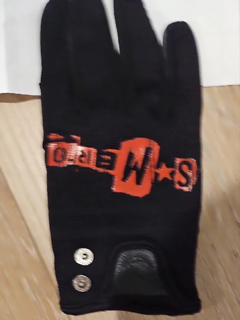 Sombrio Black Cycling Gloves with Orange Accent Logo